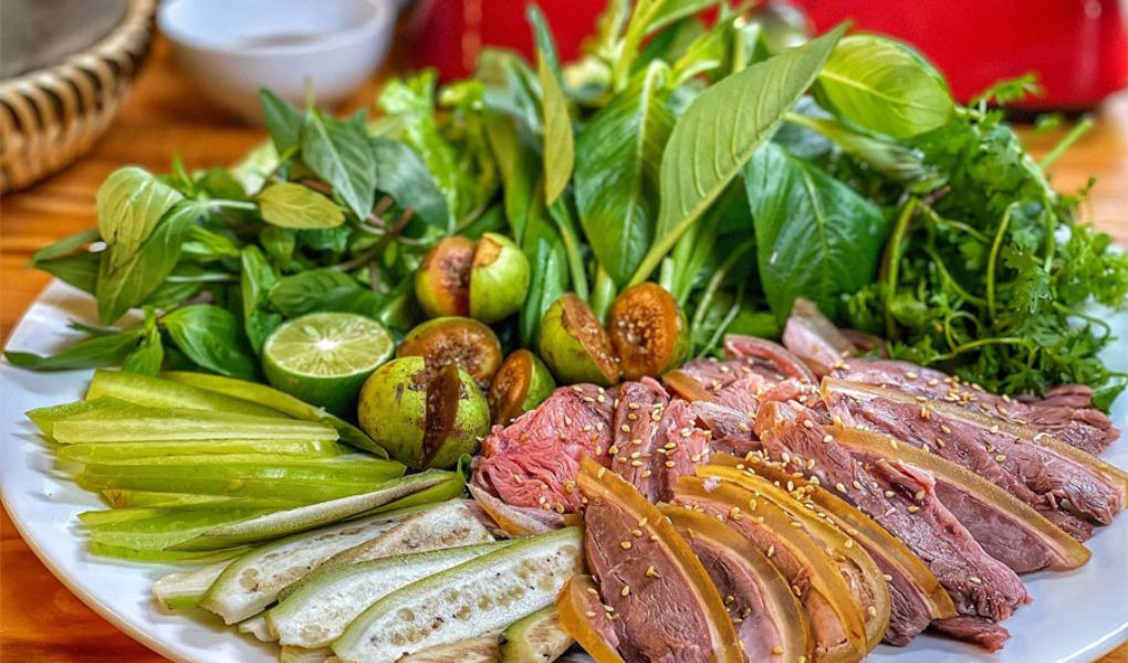Thịt bê thui được chế biến hấp dẫn (hình sưu tầm)