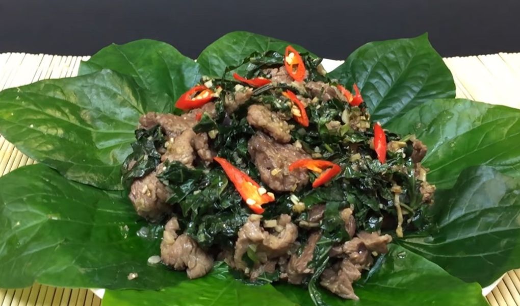 Thịt bê xào lá lốt